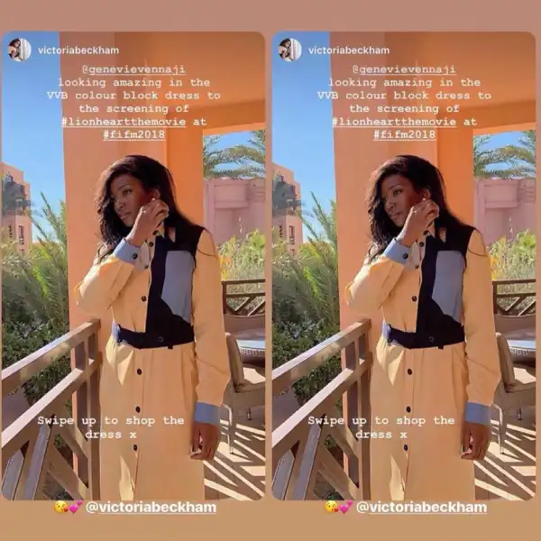 See What David Beckham Wife, Victoria Said About Genevieve Nnaji
